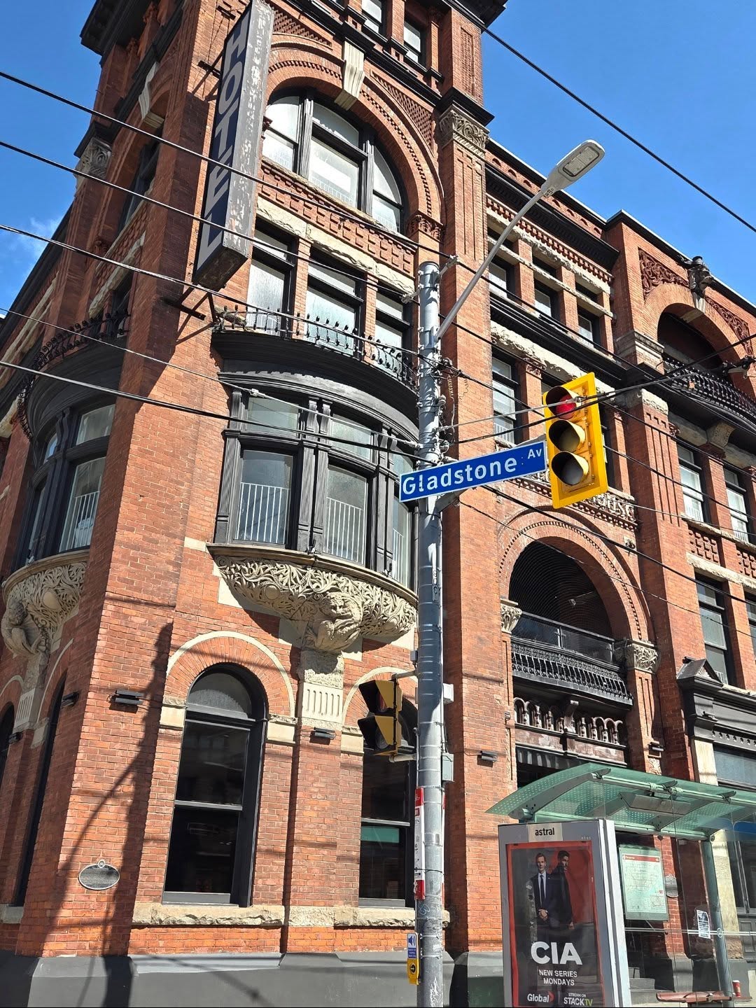 Gladstone Hotel facade, Toronto